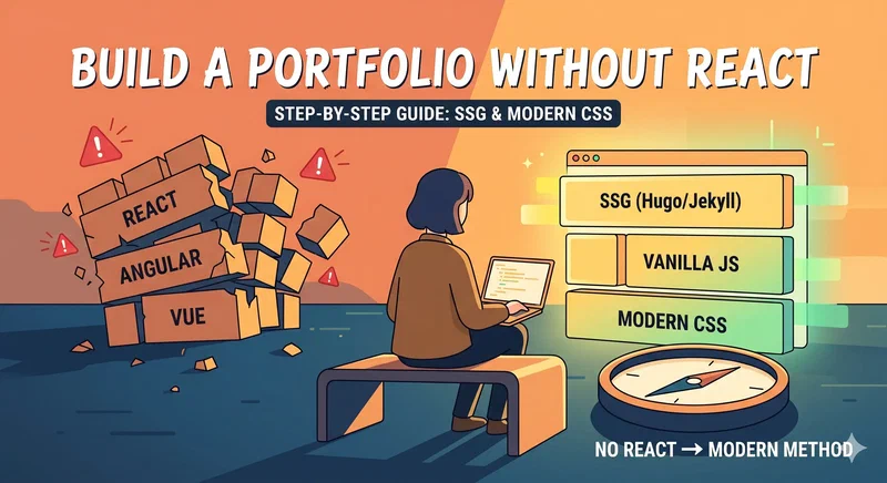 Build a Portfolio Without React: A Step-by-Step Guide.