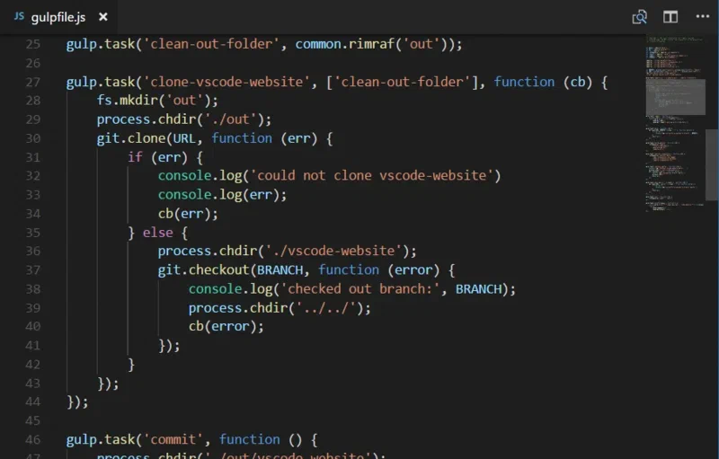 Visual Studio Code.