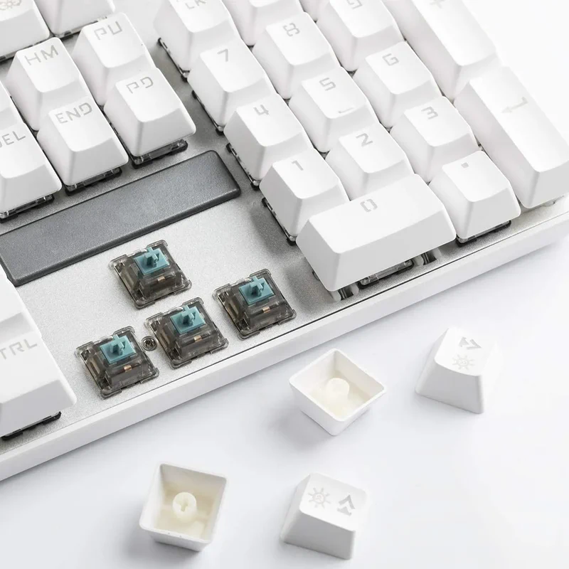 Mechanical Keyboard Switches and Key caps.