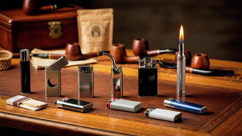 An example of a few pipe lighters.