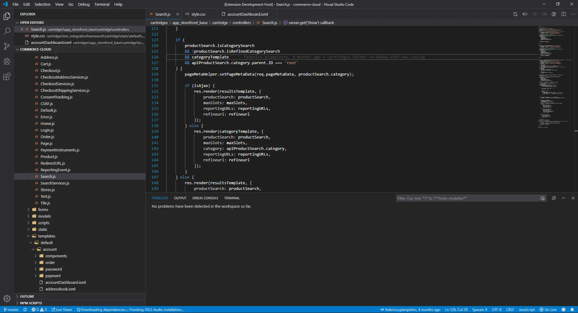 Visual Studio 2019 Dark Theme Screenshot 1