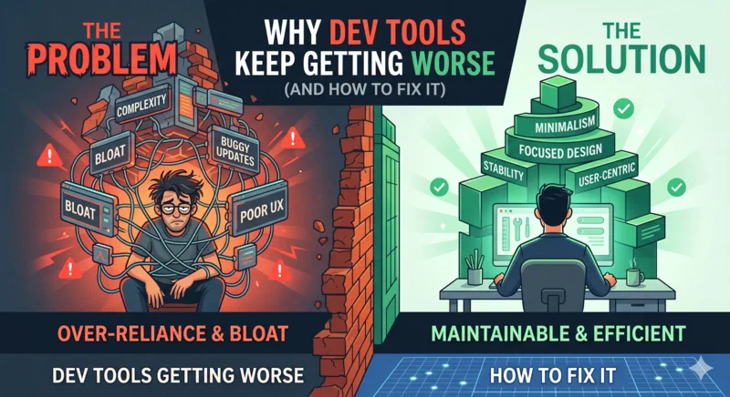 Why Dev Tools Keep Getting Worse (And How to Fix It).
