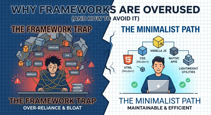 Why Frameworks Are Overused (And How to Avoid It).